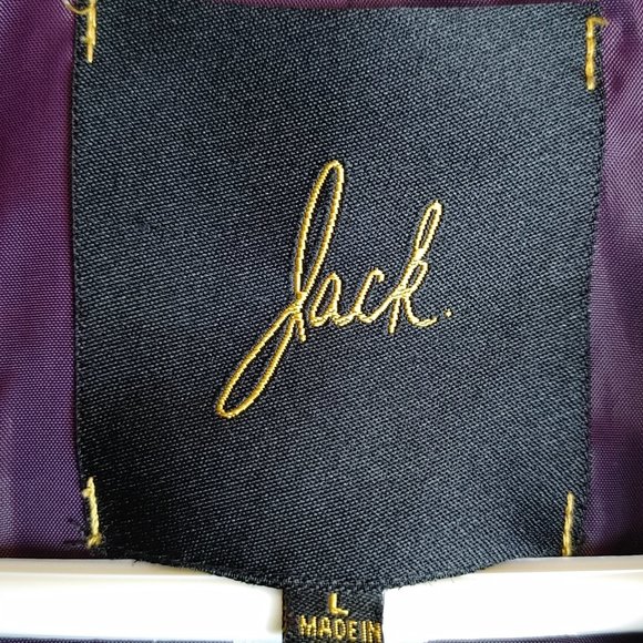 Vtg JACK Women's Winter Coat Sz L Purple Many Features Stylish Hip Length - Picture 7 of 9